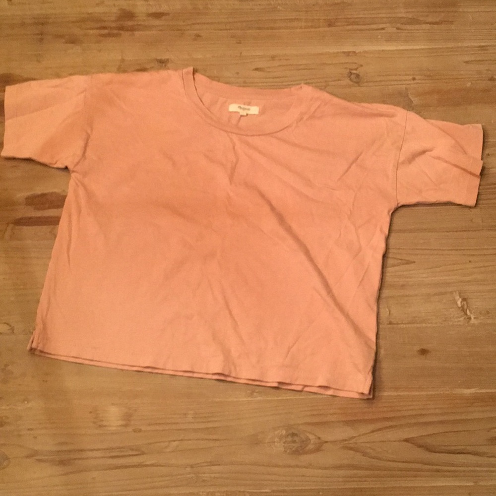 Madewell midi crop (light stain)